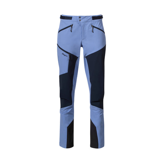 Bergans Tind Softshell Pants Women Blueberry Milk / Navy Blue