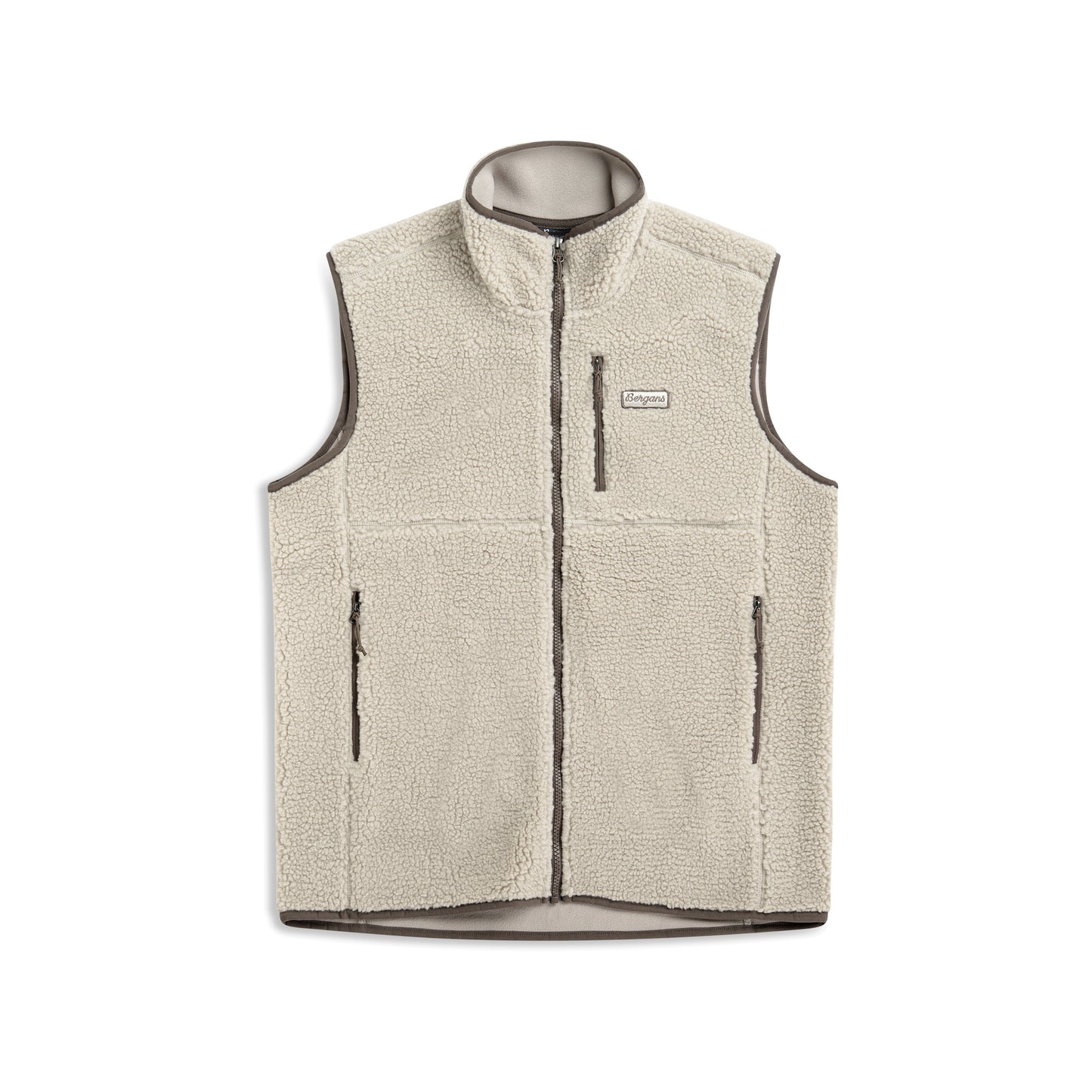 Bergans Lunnan Pile Fleece Vest Men Coastal Sand