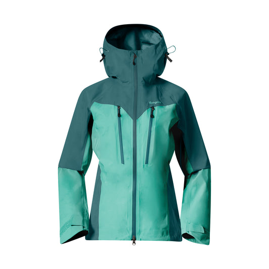 Bergans Tind 3L Shell Jacket Women Light Malachite Green/Malachite Green