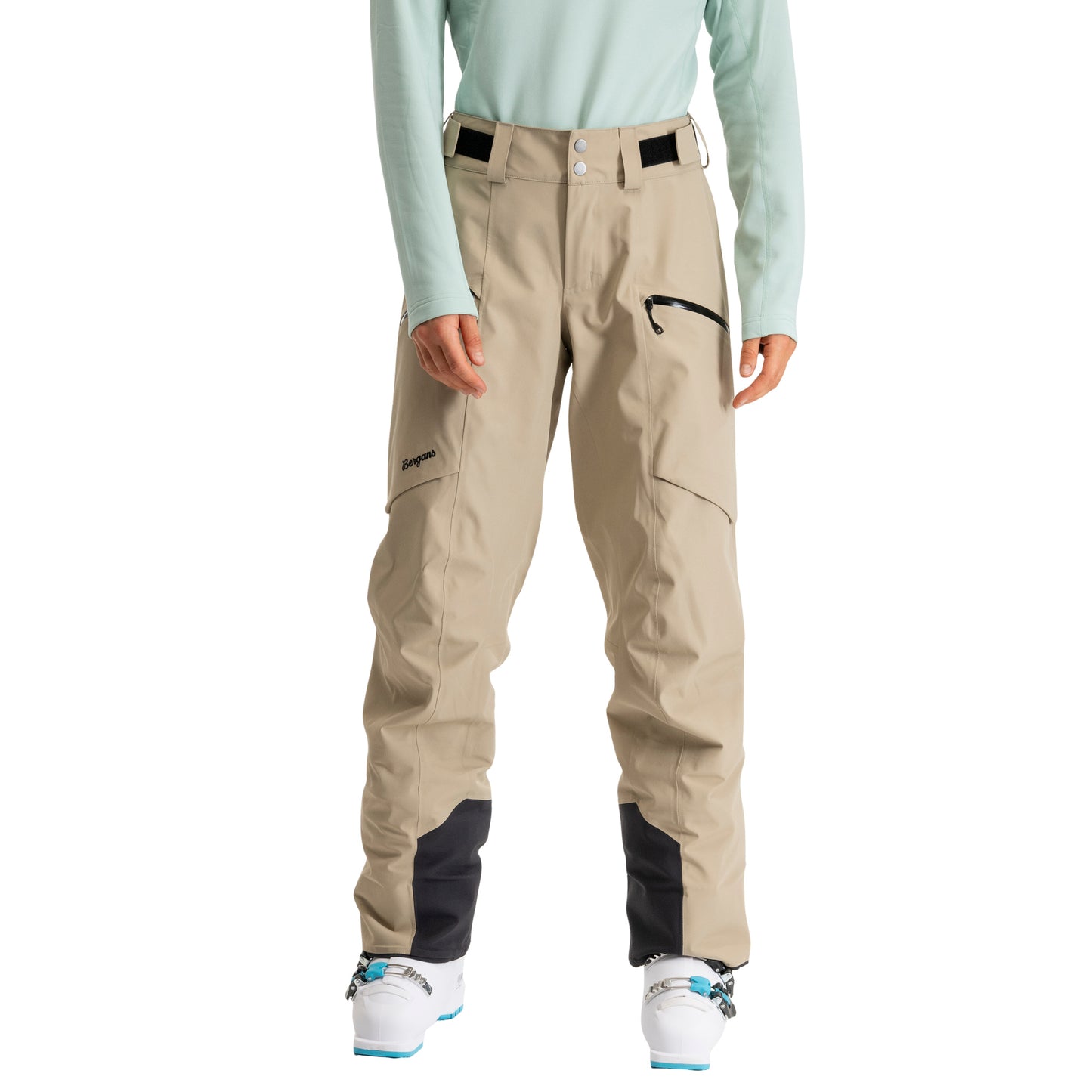 Bergans Oppdal 3L Shell Pants Women Sandstone