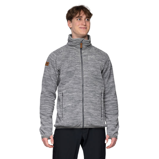 Bergans Hareid Fleece Jacket NoHood Aluminium