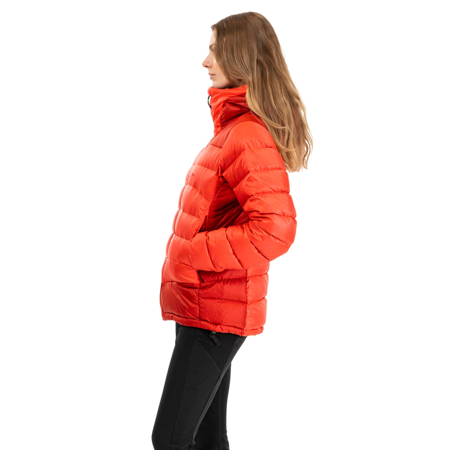 Bergans Women's Vaagaa Allround Down Jacket Peachy Red / Crimson Red