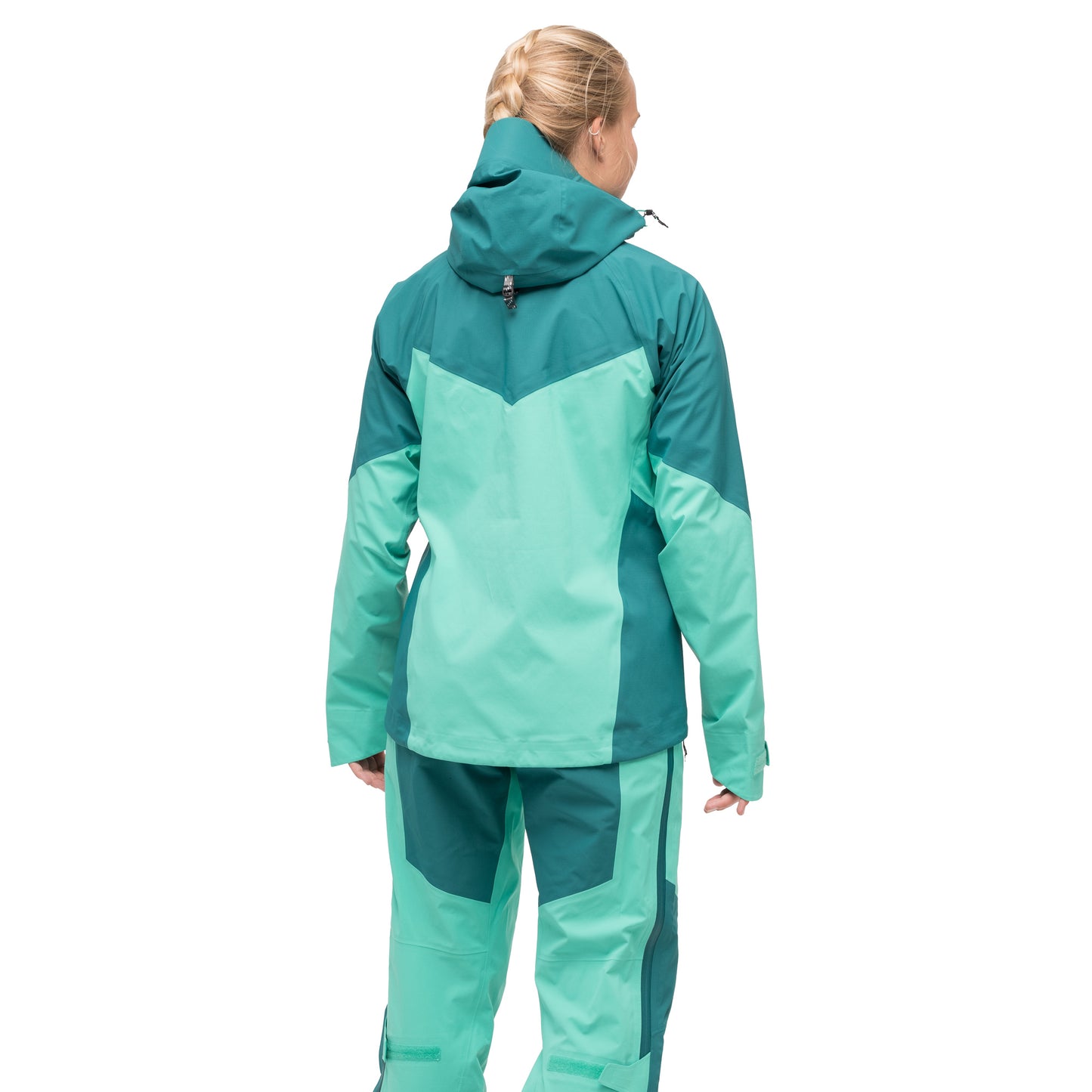 Bergans Tind 3L Shell Jacket Women Light Malachite Green/Malachite Green