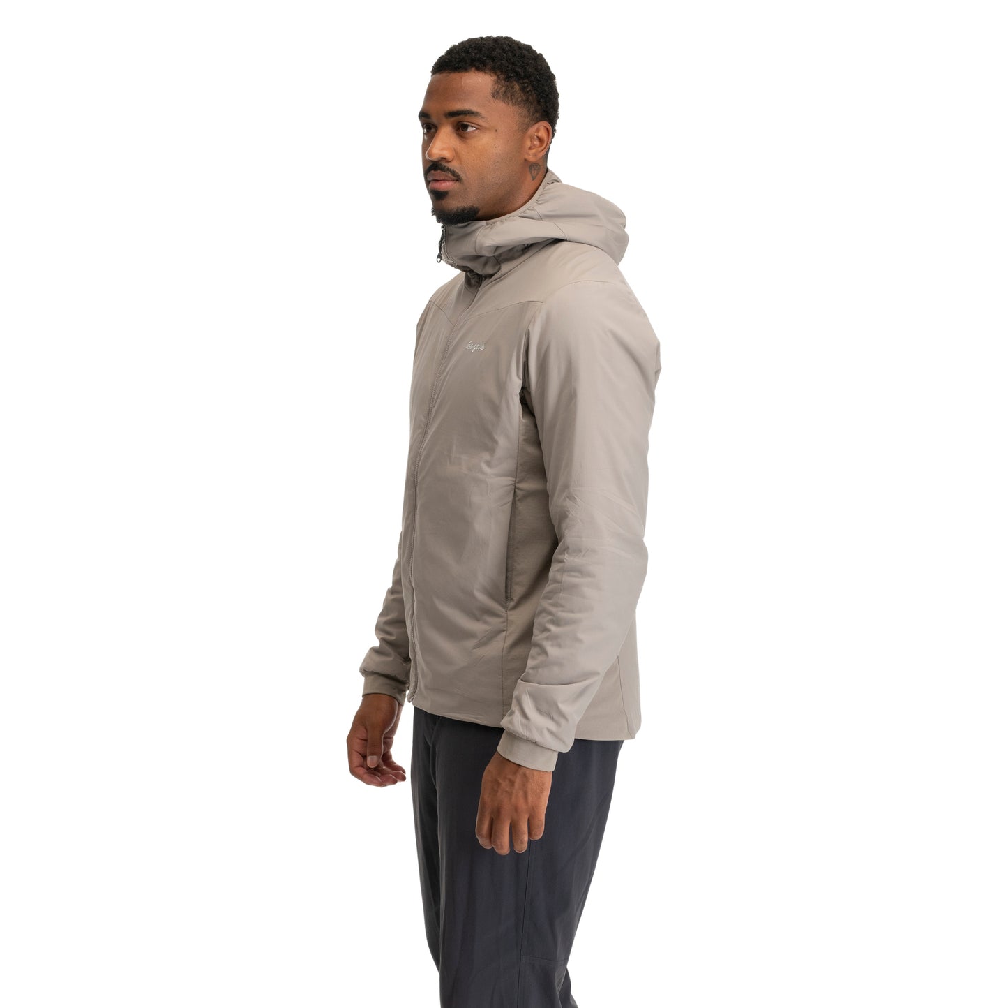 Bergans Holo Insulated Hood Jacket Men Rock Taupe