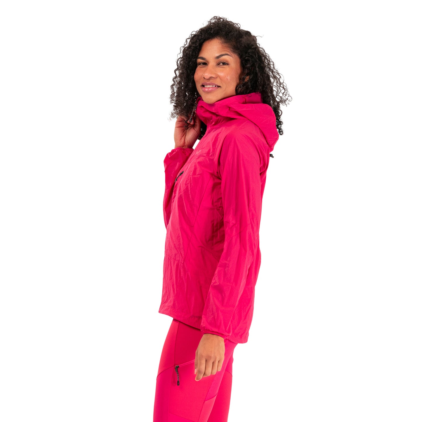 Bergans Tind Windbreaker Anorak Women Alpine Rose