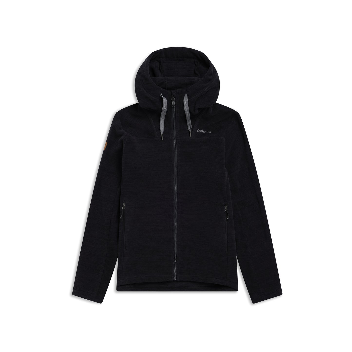 Bergans Hareid Fleece Hood Jacket Men Black