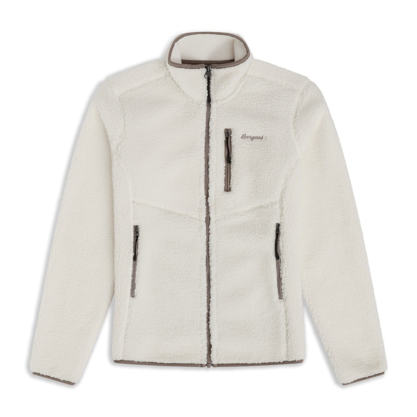 Bergans Lunnan Pile Fleece Jacket Women Vanilla White