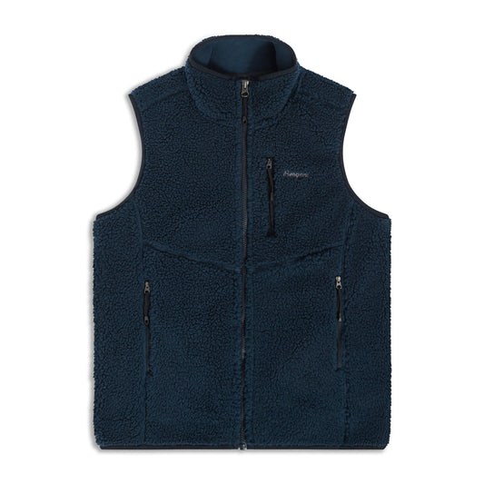 Bergans Lunnan Pile Fleece Vest Women Navy Blue