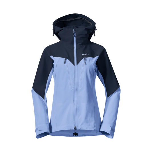 Bergans Tind Softshell Jacket Women Blueberry Milk / Navy Blue