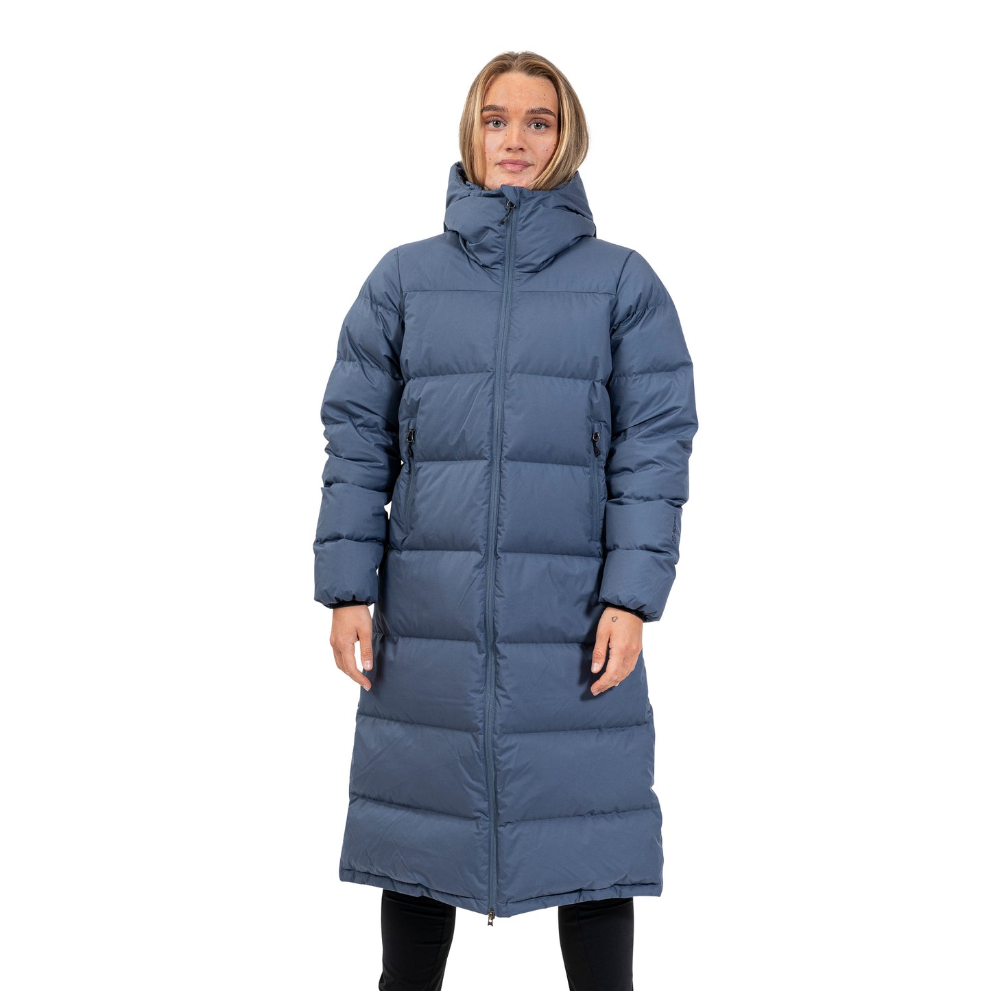Bergans Urban Down Long Coat Women Granite Blue