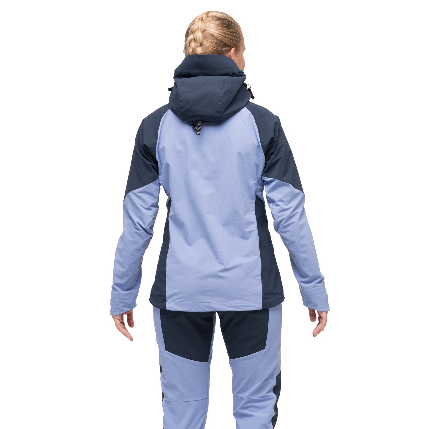 Bergans Tind Softshell Jacket Women Blueberry Milk / Navy Blue