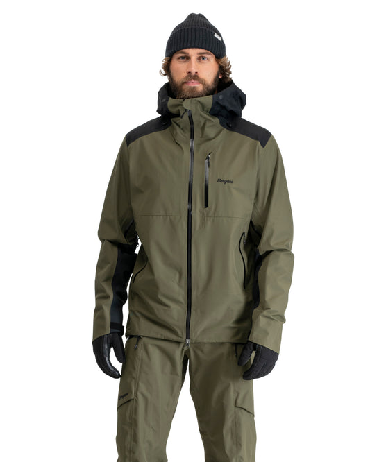 Bergans Oppdal 3L Shell Jacket Man Pine Forest/Black