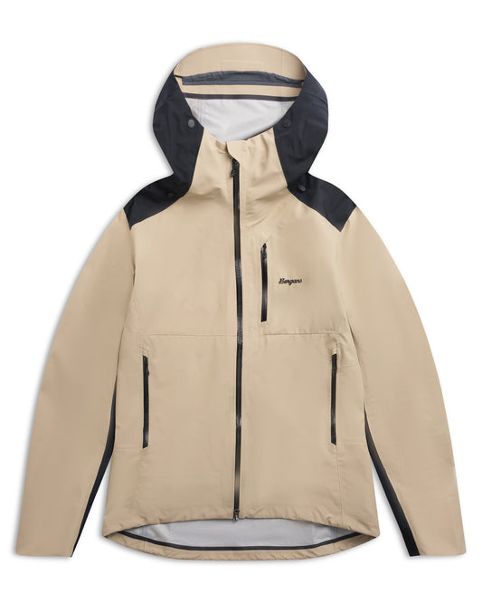 Bergans Oppdal 3L Shell Jacket Man Sandstone Black