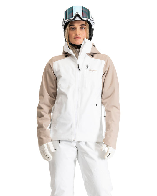 Bergans Oppdal Insulated Shell Jacket Dam Arctic White/Sandstone