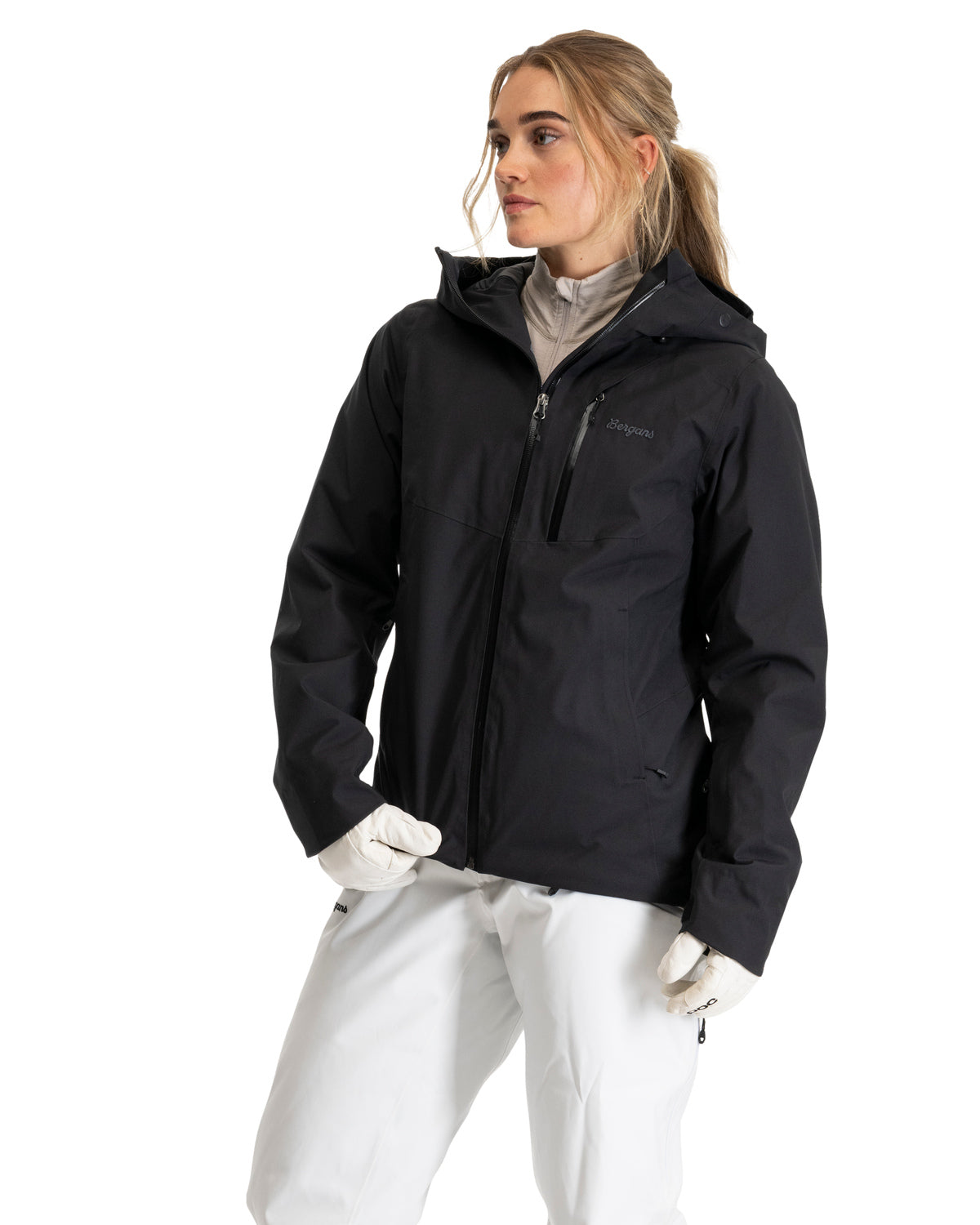 Bergans Oppdal Insulated Shell Jacket Dam Black
