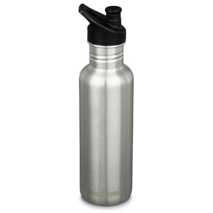 Klean Kanteen Classic 800ml Vattenflaska Silver - NatureLife
