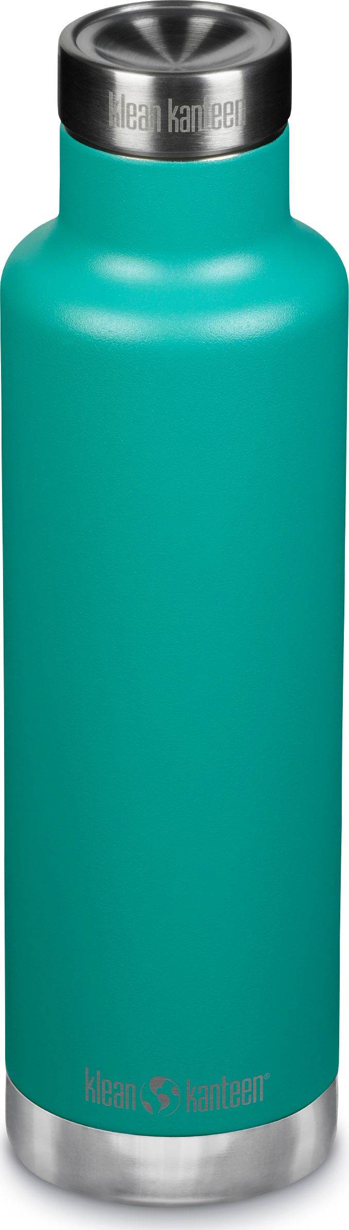 Klean Kanteen Isolerad Classic 750ml med Pour Through Kork Vattenflaska Porcelain Green - NatureLife