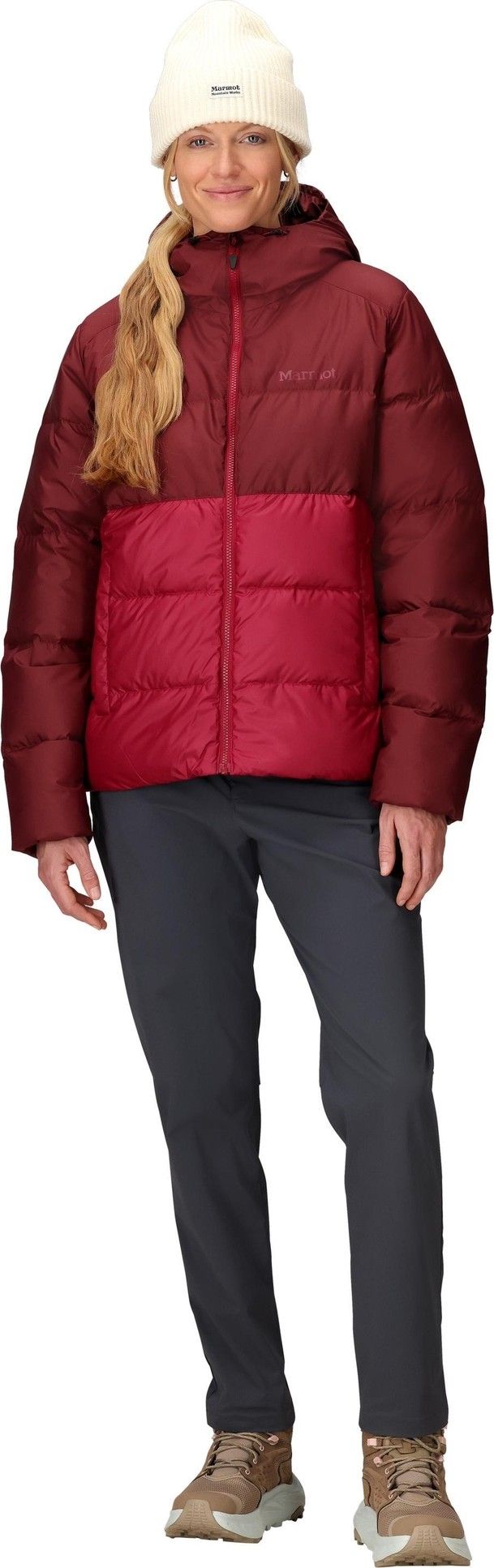Marmot Wm's Guides Down Hoody Acai Berry/Red Mulberry