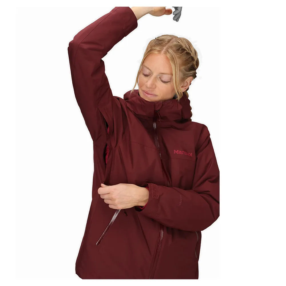Marmot Wm's Minimalist Pertex 3-in-1 Jacket Acai Berry