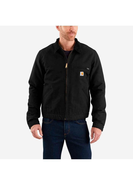 Carhartt Duck Detroit Jacket Black - NatureLife