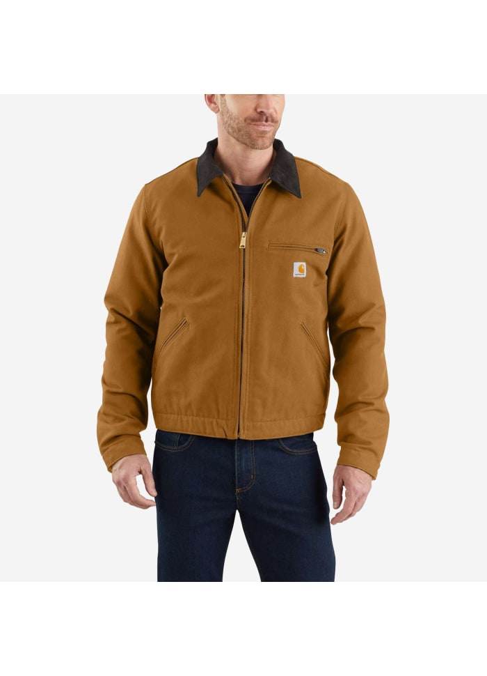 Carhartt Duck Detroit Jacket Brown - NatureLife