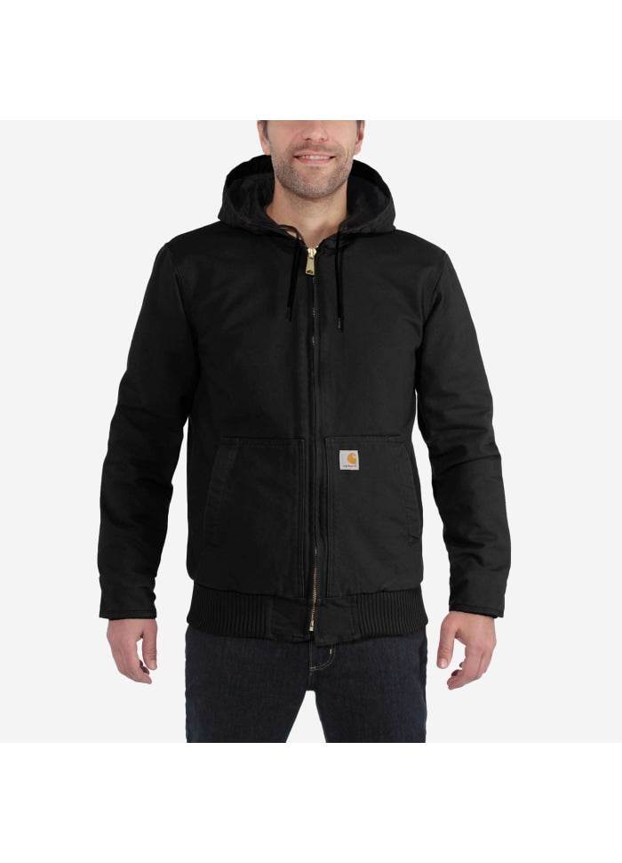 Carhartt Duck Active Jacka 100% Bomull Black - NatureLife