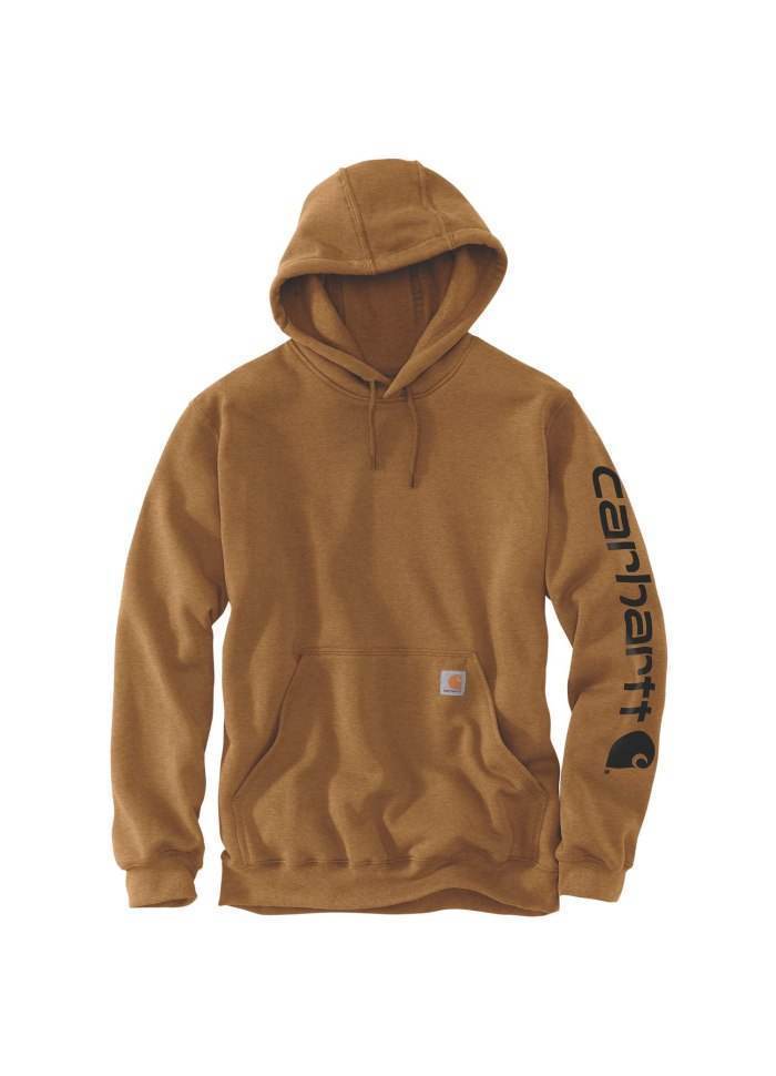 Carhartt Sleeve Logo Hooded Sweatshirt - NatureLife