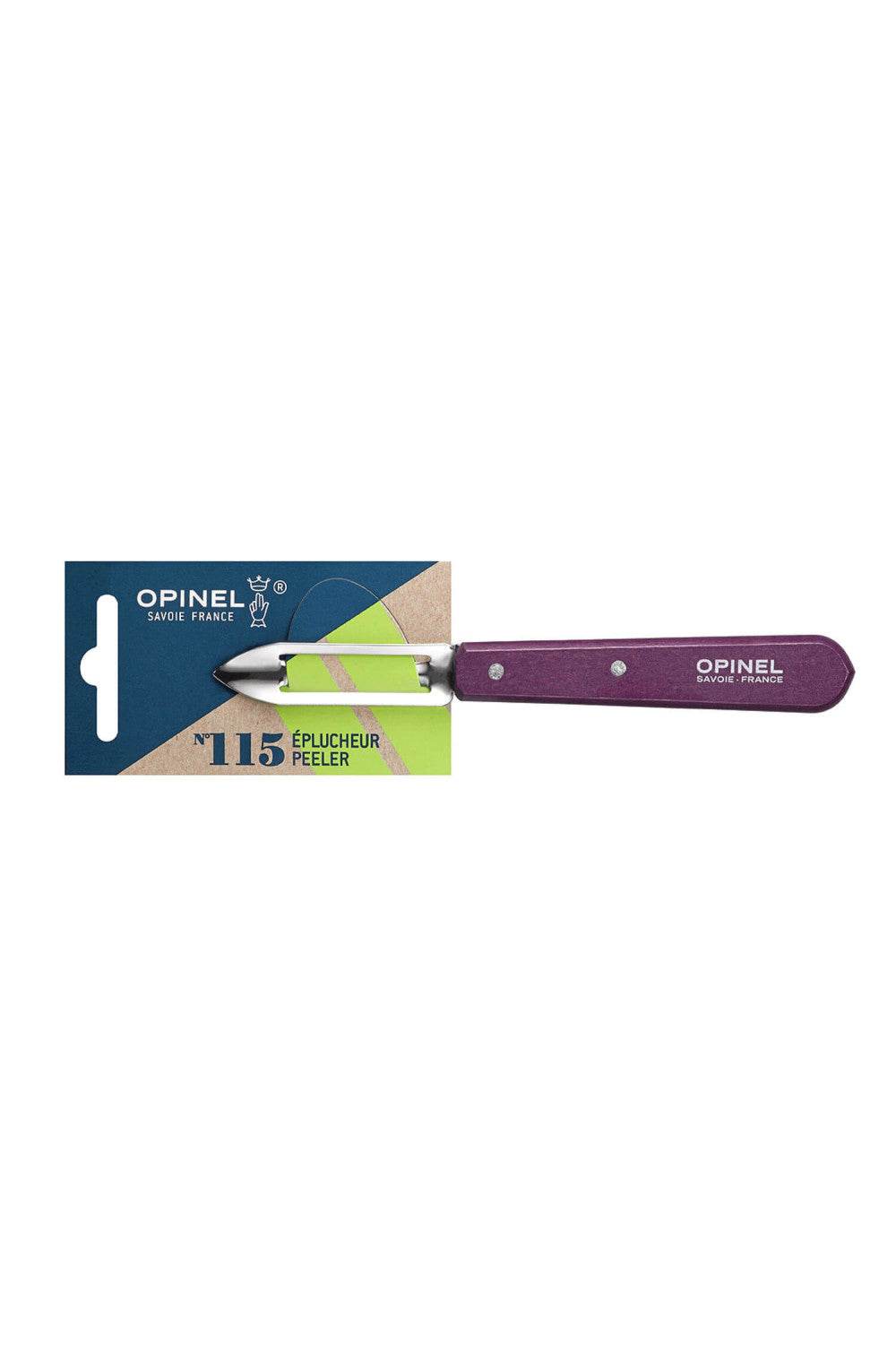 Opinel N115 Peeler Aubergine - NatureLife