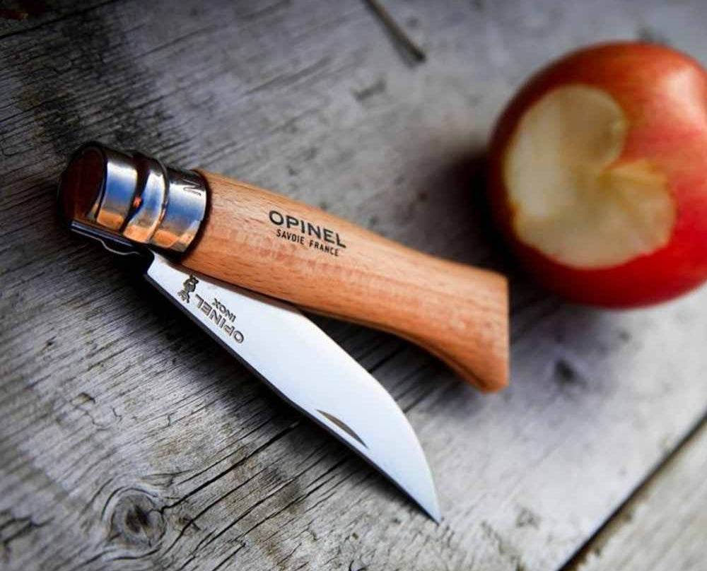 Opinel N°08 Beech Stainless Steel - NatureLife