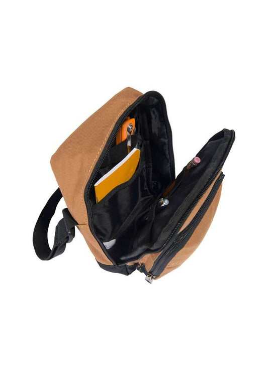 Carhartt Crossbody Zip Bag Brown - NatureLife