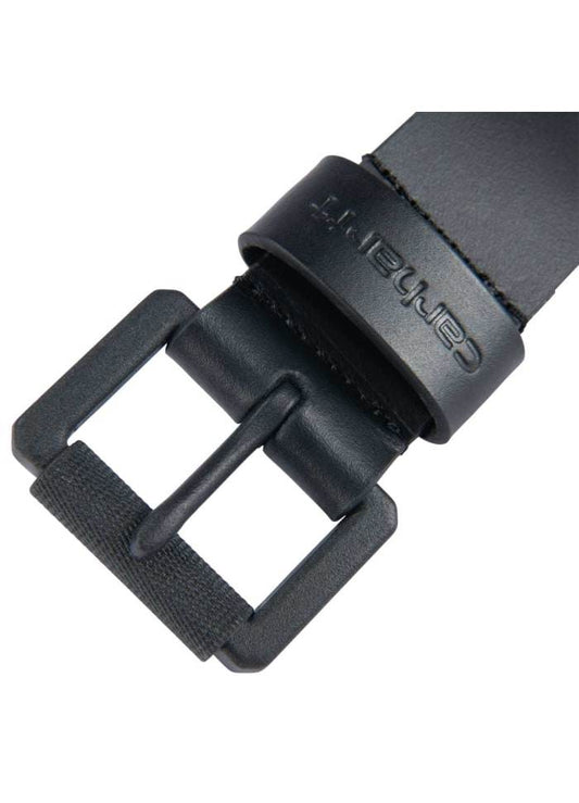 Carhartt Bridle Leather Roller Buckle Belt Black Coal - NatureLife