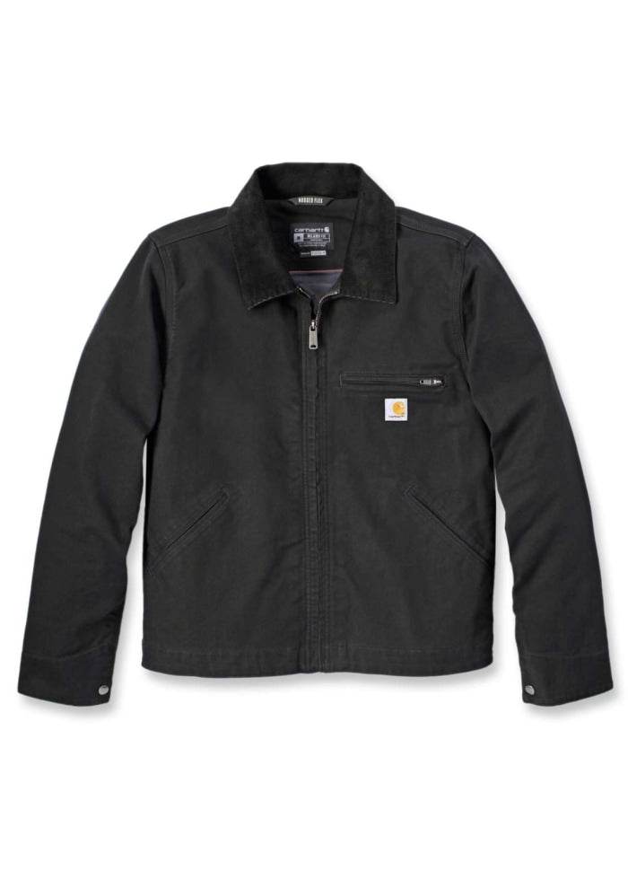 Carhartt Relaxed Fit Duck Detroit Jacket Black - NatureLife