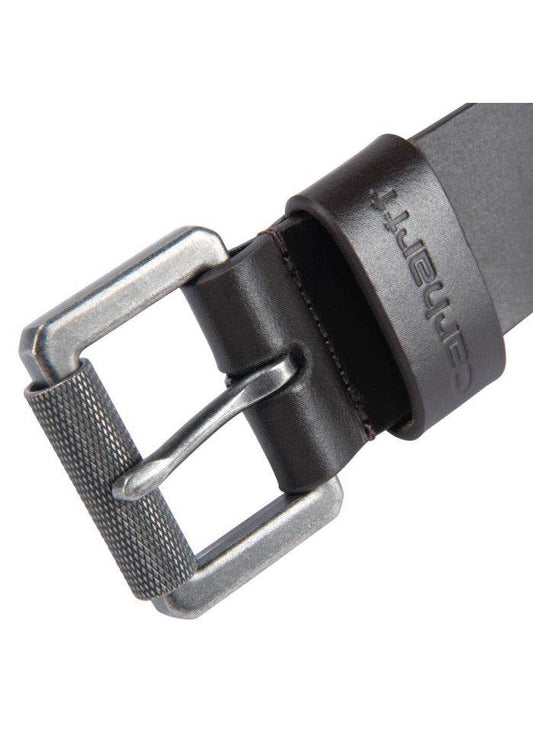 Carhartt Bridle Leather Roller Buckle Belt Dark Brown - NatureLife