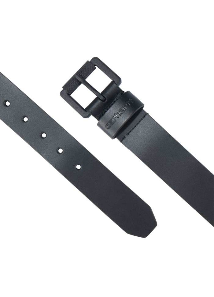 Carhartt Bridle Leather Roller Buckle Belt Black Coal - NatureLife