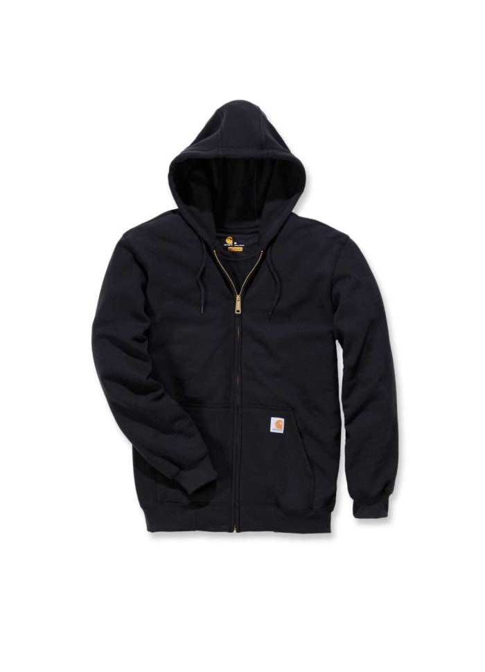Carhartt Sweatshirt Zip Hooded Black - NatureLife