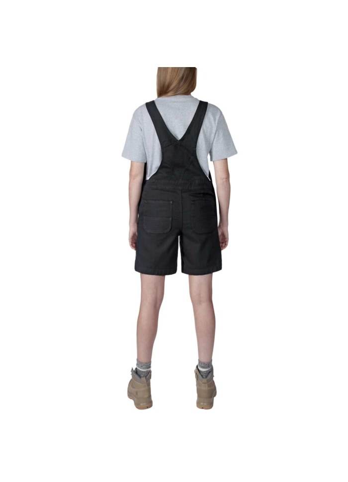 Carhartt Relaxed Fit Canvas Shortall Black - NatureLife