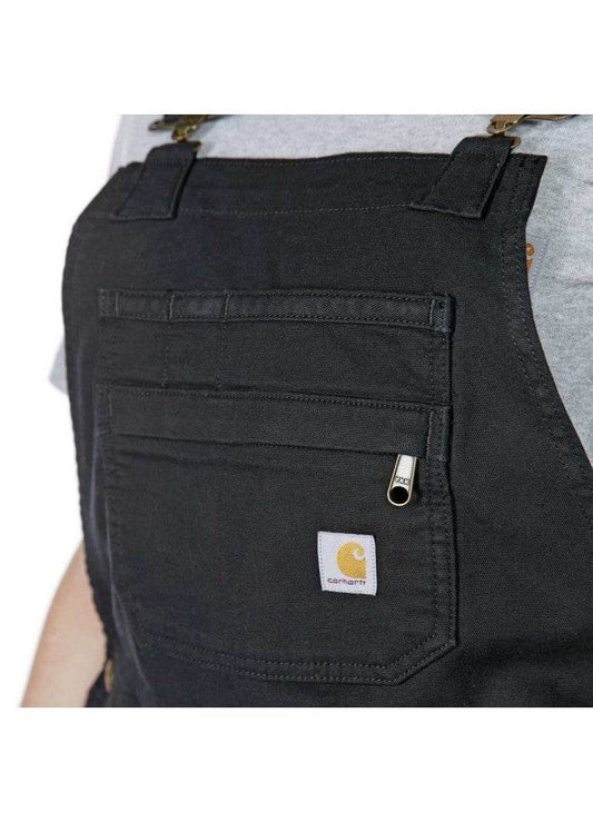 Carhartt Relaxed Fit Canvas Shortall Black - NatureLife