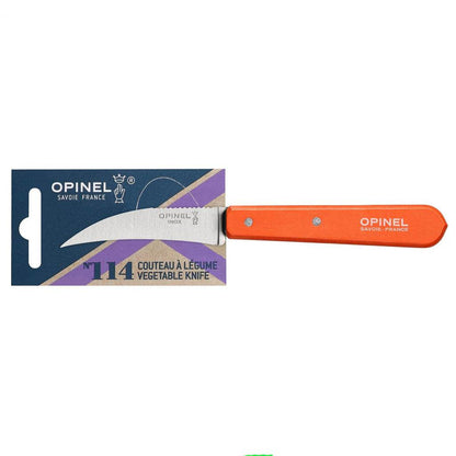 Opinel N114 Vegetable Knife Mandarin - NatureLife