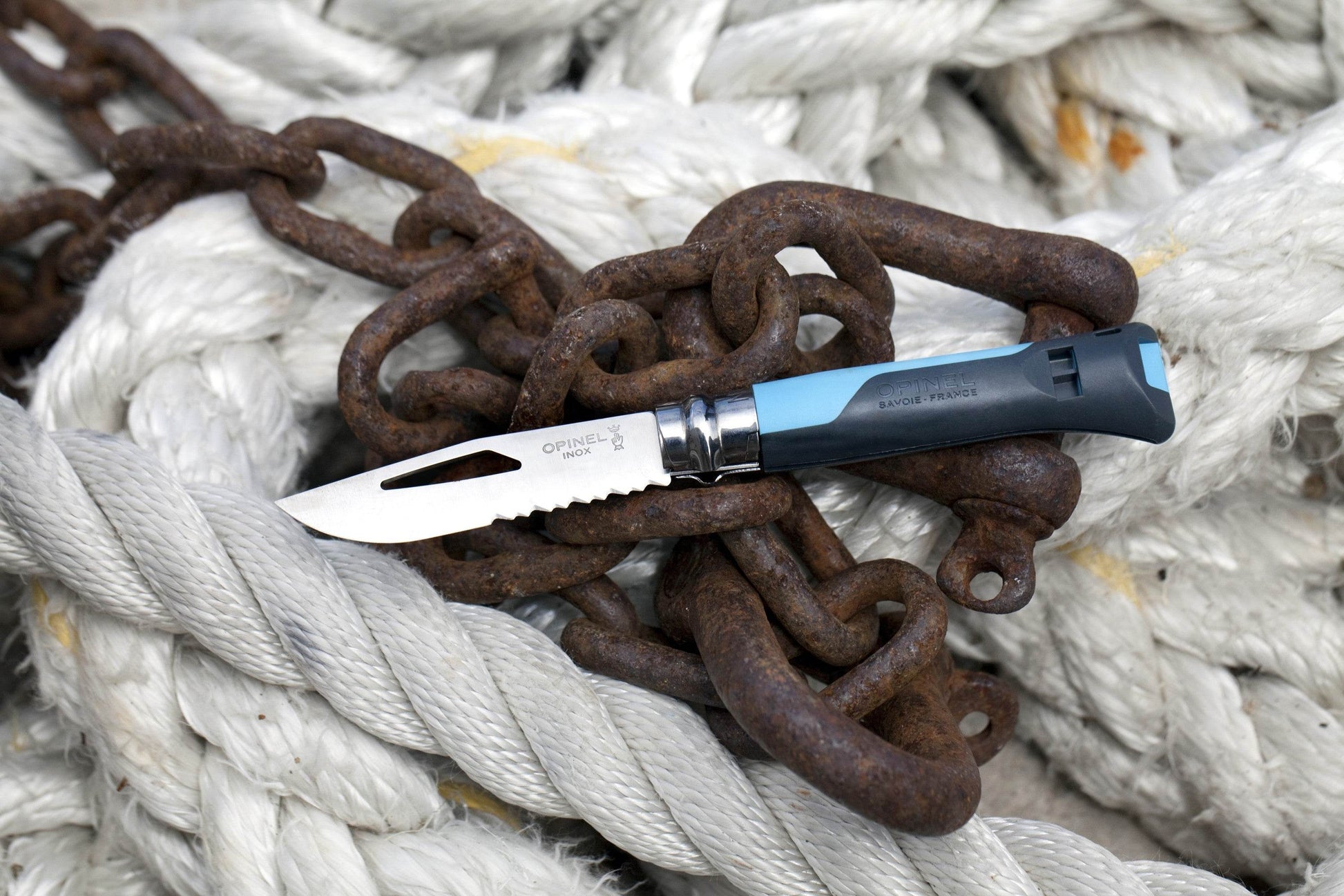 Opinel N°08 Outdoor Soft Blue - NatureLife