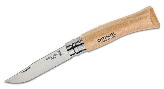 Opinel Blister N07 Beech Stainless Steel - NatureLife