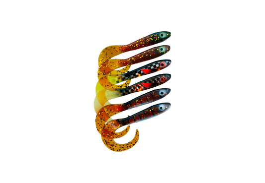 SvartZonker McRubber Tail 11cm 6-Pack Mix