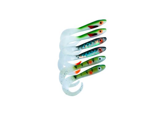 SvartZonker McRubber Tail 11cm 6-Pack Mix