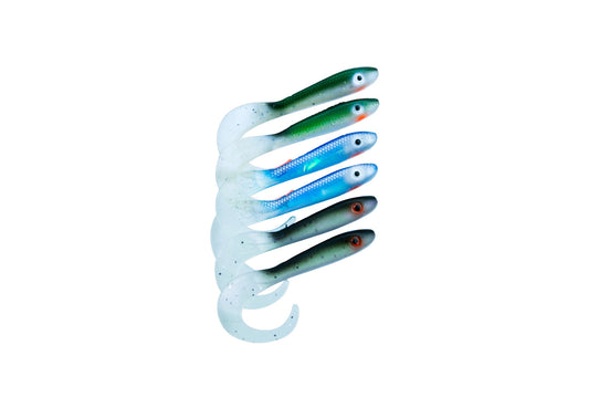 SvartZonker McRubber Tail 11cm 6-Pack Mix