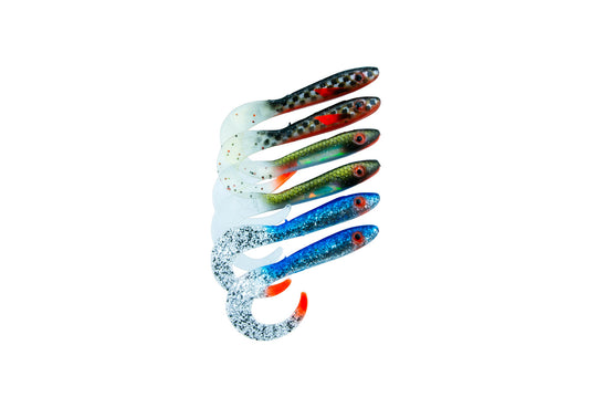 SvartZonker McRubber Tail 11cm 6-Pack Mix