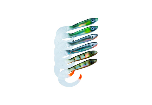 SvartZonker McRubber Tail 11cm 6-Pack Mix