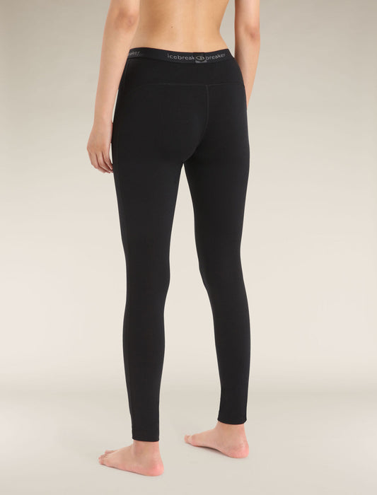Icebreaker 200 Oasis Termiska Leggings I Merino Black