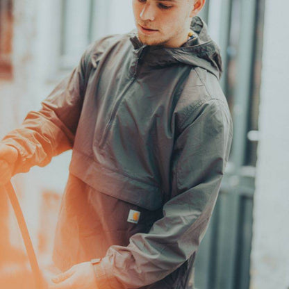 Carhartt Lightweight Packable Anorak Steel Gravel - NatureLife