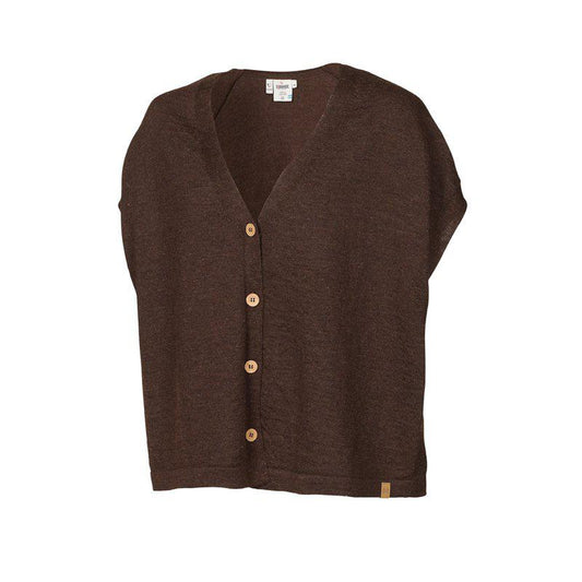 Ivanhoe NLS Poppy poncho Coffee Bean