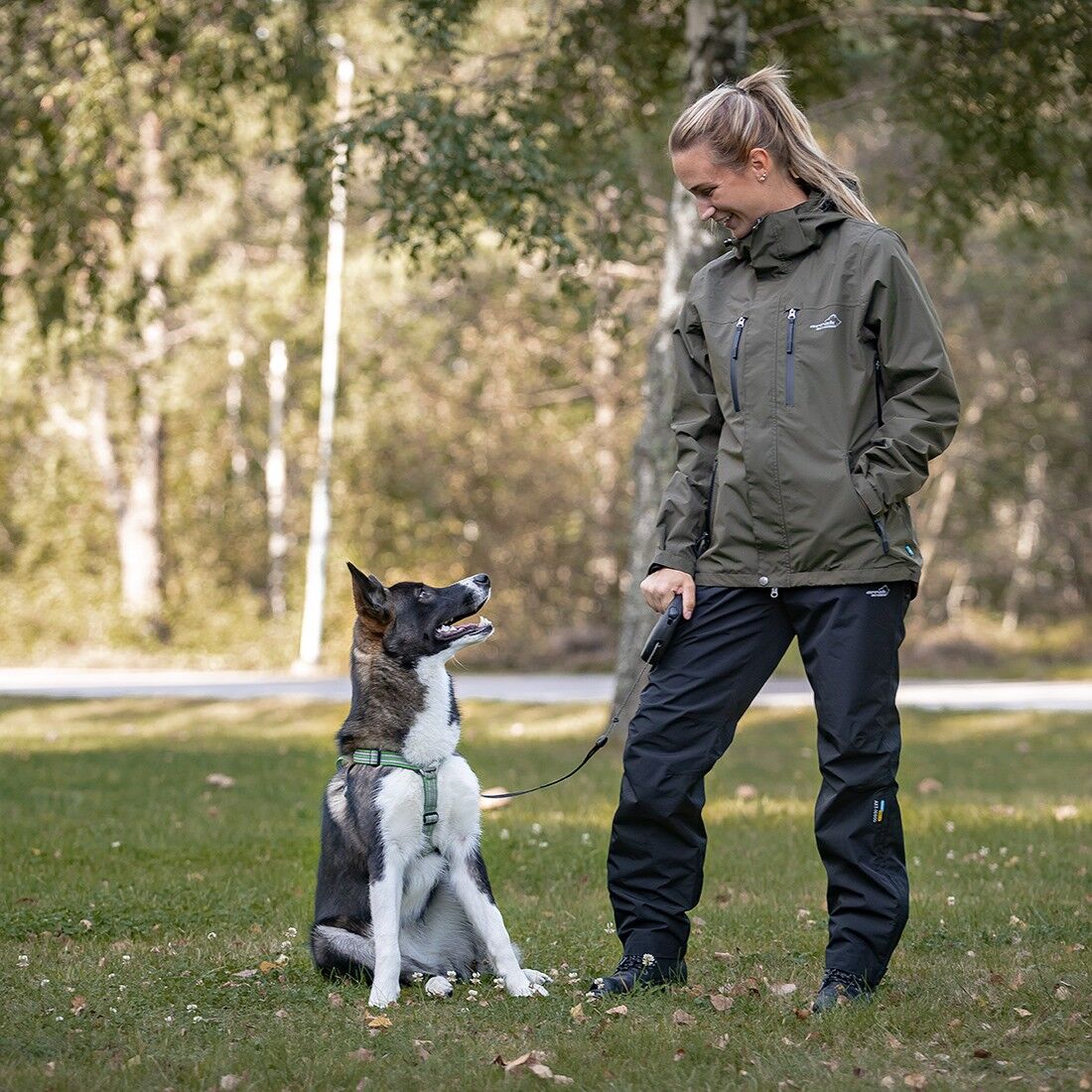 Arrak Outdoor W's Arrak Rain Jacket Olive