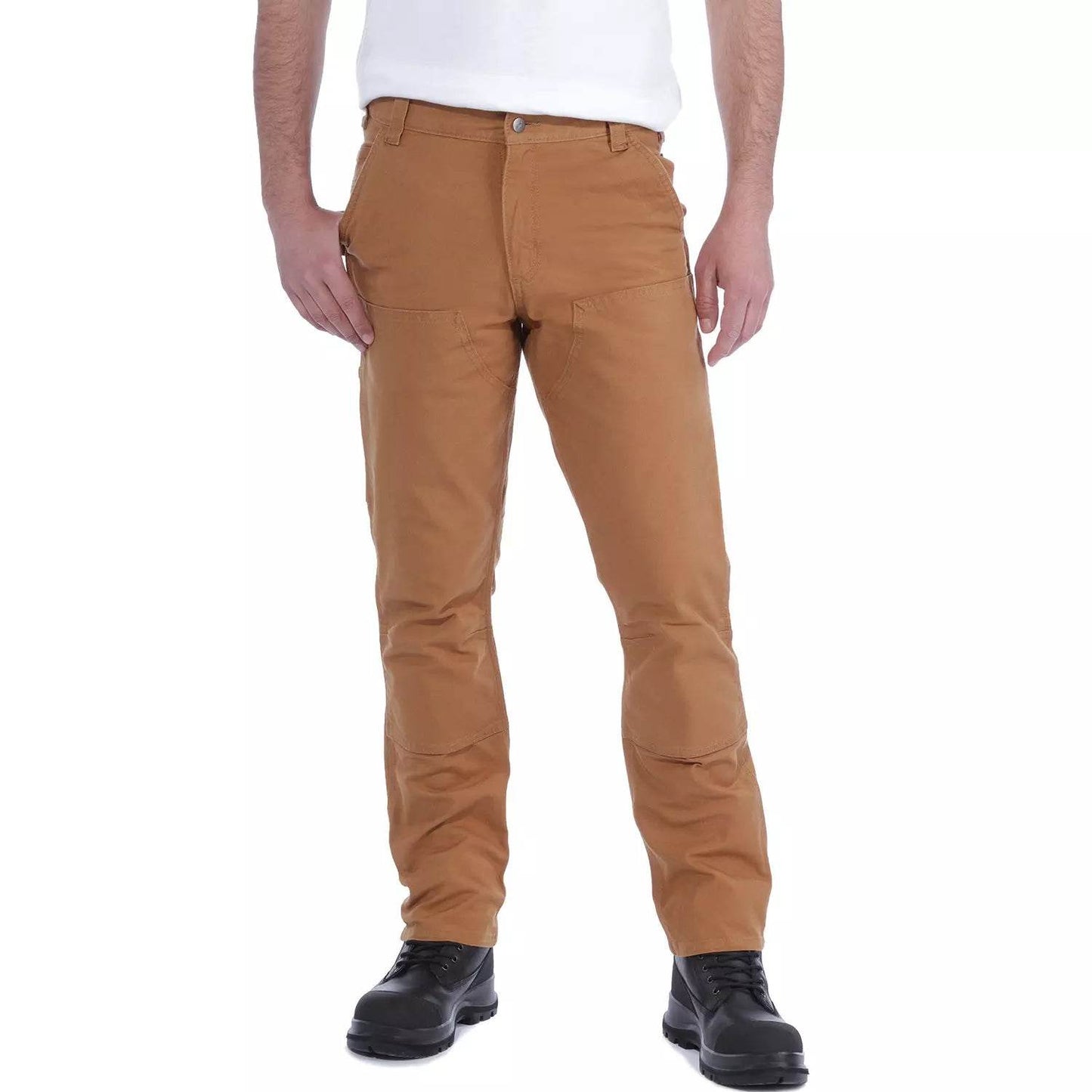 Carhartt Stretch Duck Double Front Brown - NatureLife